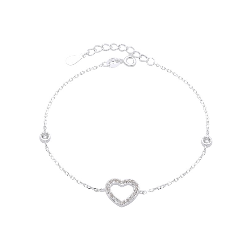 Pulsera de Corazón y Puntos de Luz