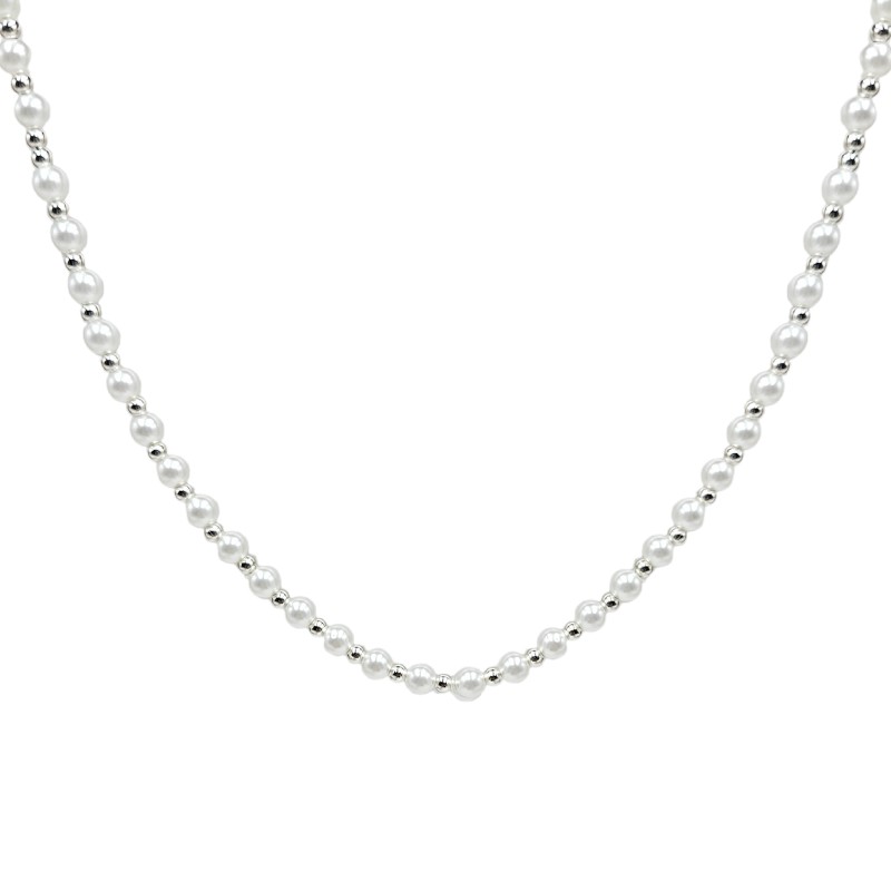 Gargantilla de Perlas y Bolitas