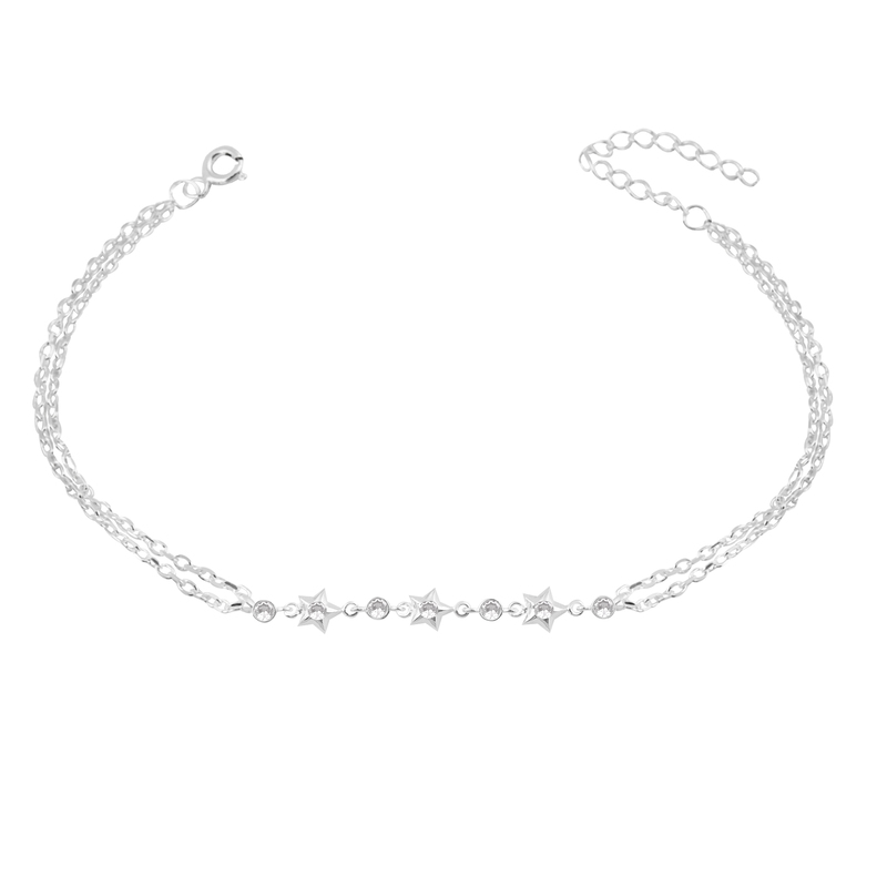 Pulsera de Estrellas y Puntos de Luz